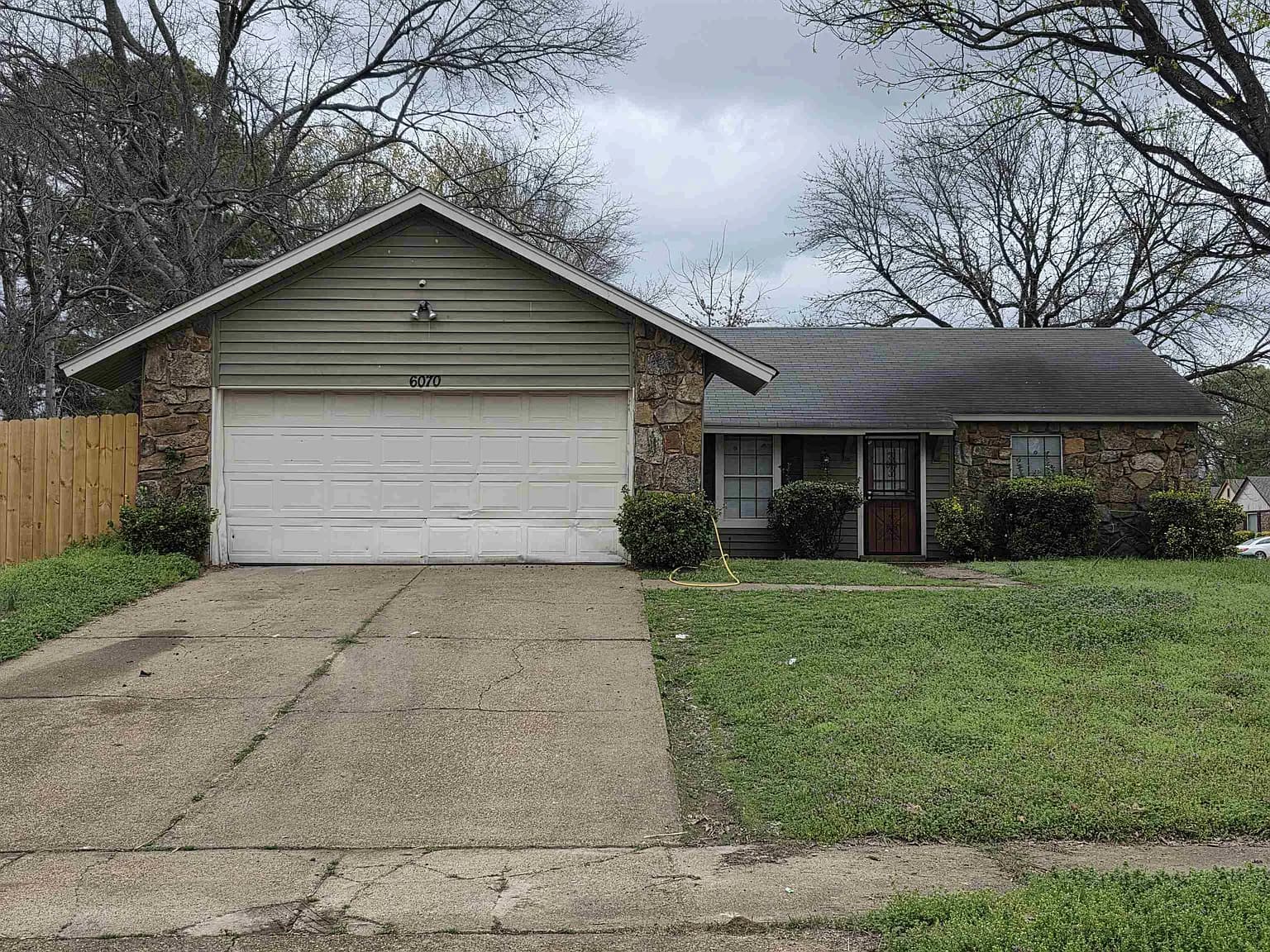 Memphis investment property at 6070 Whisper Valley Dr, Memphis, TN 38141 — before renovation